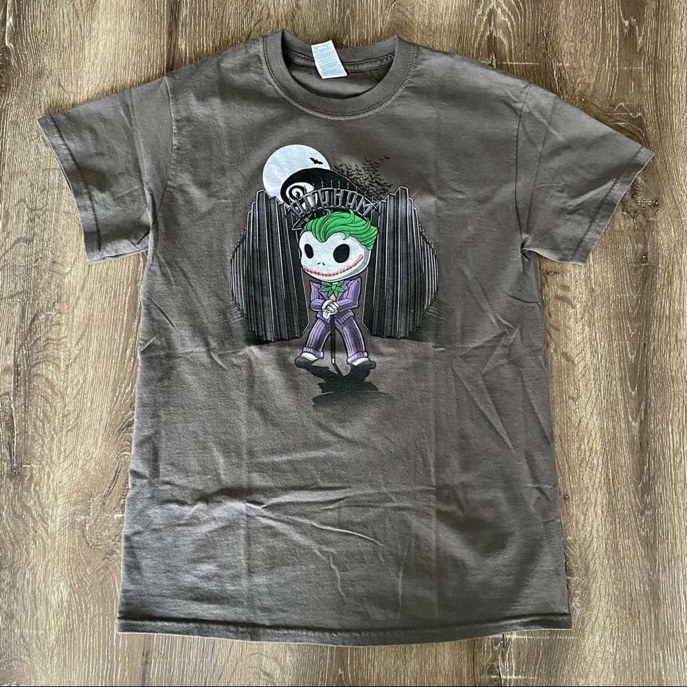 Joker Jack Skellington Nightmare Before Christmas & Comic Con Mashup Graphic Tee